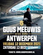 2x Guus meeuwis in afas dome antwerpen, Tickets en Kaartjes, Twee personen, December, Pop
