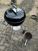 Weber 47cm Bbq met houtskool schoorsteen, Ophalen of Verzenden, Zo goed als nieuw