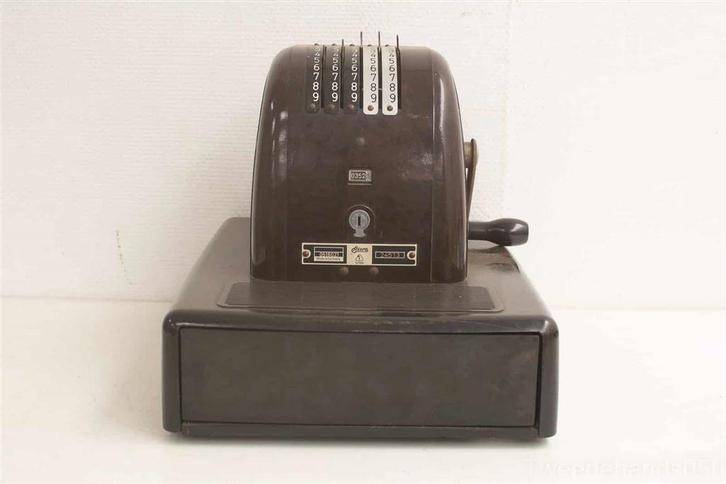 vintage kassa 24913, Huis en Inrichting, Woonaccessoires | Wanddecoraties, Gebruikt, Ophalen of Verzenden