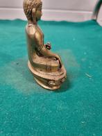 -	Boeddha beeld zittend vintage brass, Ophalen of Verzenden