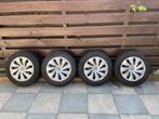 Volkswagen polo 5x100 velgen set met goede banden, Ophalen, 15 inch, Band(en), 185 mm