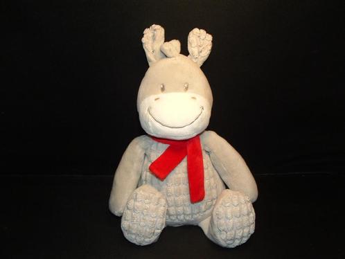 NICOTOY SIMBA TOYS DICKIE EZEL PAARD VELOURS GRIJS, Kinderen en Baby's, Speelgoed | Knuffels en Pluche, Nieuw, Overige typen, Verzenden