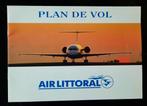 Brochure Air Littoral 1991, Verzamelen, Ophalen of Verzenden, Boek of Tijdschrift