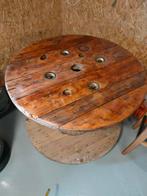 Kabelhaspel tafel, Ophalen, Hout