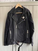 Nikkie Zwarte Spijkerjas Maat 38, Kleding | Dames, Maat 38/40 (M), Zwart, Ophalen of Verzenden, Zo goed als nieuw