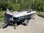 Spitfire+trailer met oude Yamaha 55pk, Watersport en Boten, Bootonderdelen, Ophalen of Verzenden, Gebruikt, Motorboot