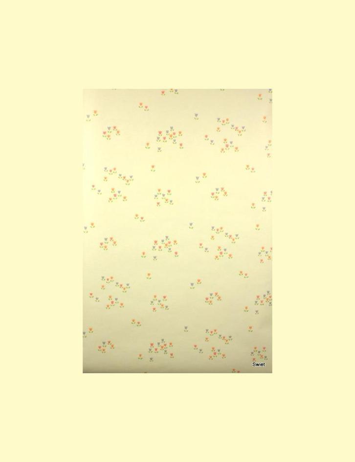 8790 Vintage retro oud barok bloemetjes behang behangpapier, Huis en Inrichting, Stoffering | Behang, Verzenden