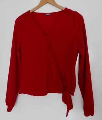 Nieuw rood bloesje blouse dames maat 36 beschikbaar voor biedingen