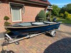 Sloep met motor en trailer (vaarklaar), Watersport en Boten, Ophalen, Tot 10 pk, Zo goed als nieuw, 3 tot 6 meter