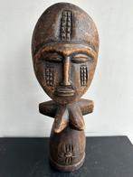 Afrikaans houtsnijwerk Beeld vruchtbaarheids 35 cm, Antiek en Kunst, Ophalen of Verzenden