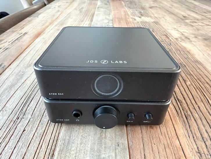 JDS Labs Atom DAC Amp Stack, Audio, Tv en Foto, Versterkers en Receivers, Zo goed als nieuw, Stereo, Minder dan 60 watt, Overige merken