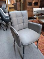 4 Nieuwe Armleuning stoelen, EDEN H&H, LEER, Pocket, greep, Huis en Inrichting, Ophalen, Nieuw, Metaal, Vier