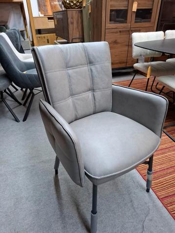 4 Nieuwe Armleuning stoelen, EDEN H&H, LEER, Pocket, greep  beschikbaar voor biedingen