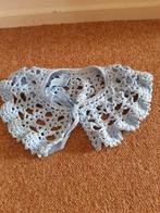 Gehaakt kraagje lichtblauw, Ophalen of Verzenden