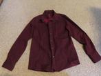 WE overhemd maat 146/152 donker rood en zwart motief, Gebruikt, WE, Overhemd of Blouse, Ophalen of Verzenden