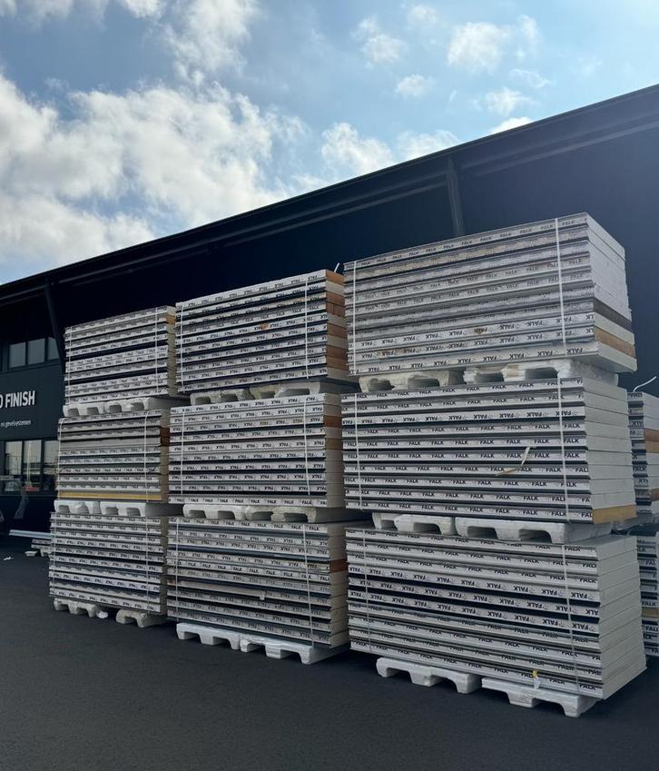 Geisoleerde platen. 10cm b-keus sandwichpanelen isolatie, Doe-het-zelf en Verbouw, Platen en Panelen, Zo goed als nieuw, Overige materialen