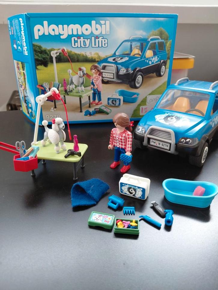 Playmobil 9278 City Life Dierenverzorgingswagen, Kinderen en Baby's, Speelgoed | Playmobil, Zo goed als nieuw, Complete set, Ophalen of Verzenden
