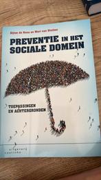 Sijtze de Roos - Preventie in het sociale domein, Sijtze de Roos; Mart van Dinther, Sociale wetenschap, Ophalen of Verzenden, Zo goed als nieuw