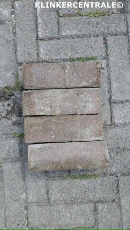 ROOIKORTING 800m2 rood bruin betonklinkers dikformaat straat, Tuin en Terras, Tegels en Klinkers, Gebruikt, Klinkers, Beton, 10 m² of meer