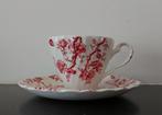 Vintage porselein Johnson Bros kop schotel Old Bradbury rood, Antiek en Kunst, Ophalen of Verzenden