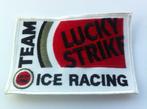ijsspeedway patch Lucky strike ice racing team, Verzamelen, Ophalen of Verzenden, Nieuw, Motoren