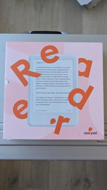 Storytel ereader netjes en goed. Compleet beschikbaar voor biedingen