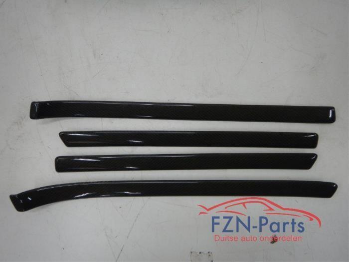 Audi A4/S4 8E Carbon Portierlijsten Deurlijsten, Auto-onderdelen, Carrosserie en Plaatwerk, Gebruikt, Ophalen