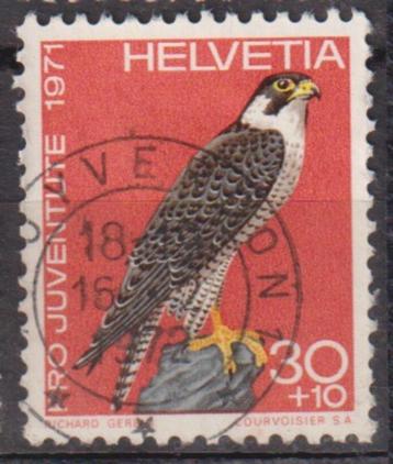 Zwitserland 1971 Pro Juventute Roof vogel beschikbaar voor biedingen