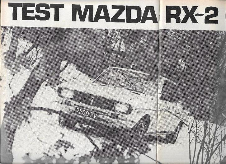 Roadtest MAZDA RX-2 Coupé, Autovisie 1971., Boeken, Auto's | Folders en Tijdschriften, Nieuw, Overige merken, Ophalen of Verzenden