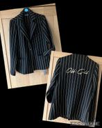 Z.g.a.n=zwart jasje-colbert-blazer goud gestreept=Maicazz/M, Maat 38/40 (M), Zwart, Ophalen of Verzenden, Zo goed als nieuw