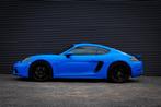 Porsche 718 Cayman 2.0 / Sportuitlaat / Sportchrono / 20'' /, Auto's, Porsche, Achterwielaandrijving, 4 cilinders, Blauw, Cayman