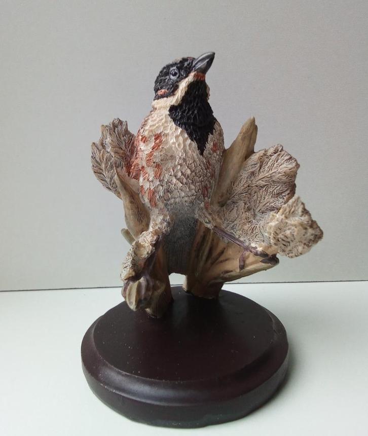De Rietgors - Vogel Beeldje - Eaglemoss, Verzamelen, Dierenverzamelingen, Zo goed als nieuw, Beeldje of Figuurtje, Vogel, Ophalen of Verzenden