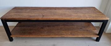 tv meubel acaciahout met metaal beschikbaar voor biedingen