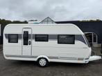 Hobby On Tour 460 DL 2026 | Enkele bedden, Caravans en Kamperen, Caravans, Schokbreker, Hobby, Bedrijf, Treinzit