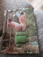 Zweden Vintage kaart - Naakt in een vat, Ophalen of Verzenden