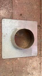 Dakplaat dakdoorvoer dubbelwandige kachelpijpen 20/25 cm rvs, Ophalen of Verzenden, Zo goed als nieuw, Hout, Overige soorten