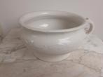 Antieke crème po, bloempot, Antiek en Kunst, Ophalen of Verzenden