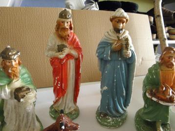 religie oude beeldengroep niet compleet 22 en 15 cm. beschikbaar voor biedingen