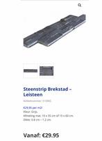 Steenstrips antraciet, Ophalen, Zo goed als nieuw