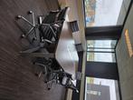 Mooie LAS mobili vergadertafel met 6 stoelen, Ophalen, Zo goed als nieuw, Bureau