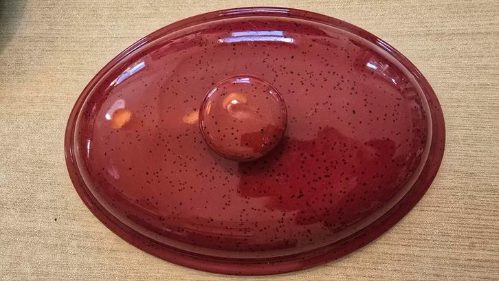 Denby Harlequin Deksel Rood, Huis en Inrichting, Keuken | Keukenelementen, Gebruikt, Minder dan 100 cm, Minder dan 50 cm, Minder dan 25 cm