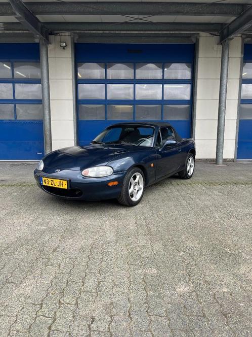 Mazda MX5 | 2000 | 1.6 | Blauw, Auto's, Mazda, Bedrijf, MX-5, ABS, Airbags, Elektrische ramen, Lichtmetalen velgen, Metallic lak