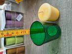 Div kleine kaarsen met glaasje, Overige materialen, Ophalen of Verzenden, Zo goed als nieuw, Minder dan 25 cm