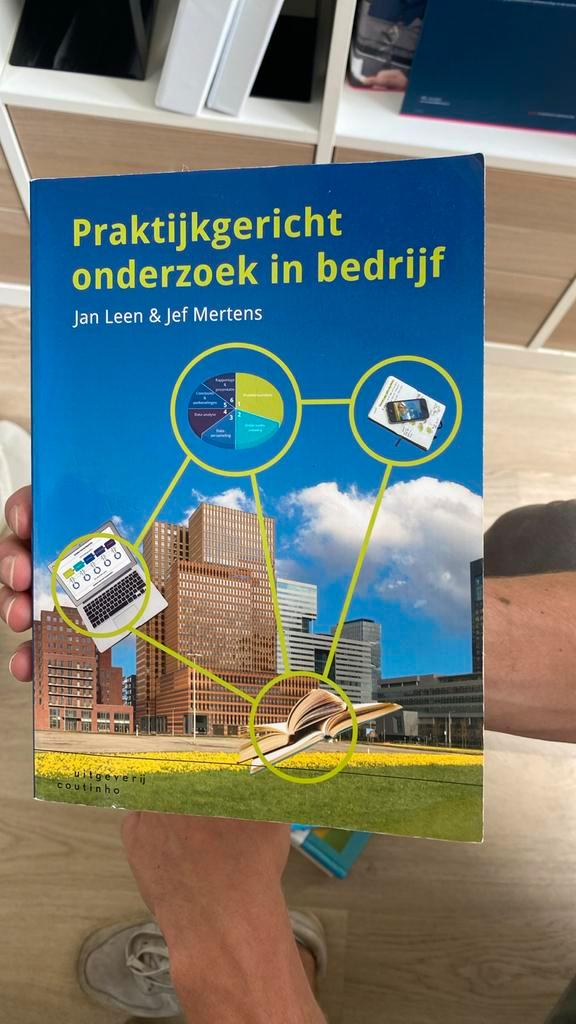 Jan Leen - Praktijkgericht onderzoek in bedrijf, Boeken, Schoolboeken, Zo goed als nieuw, Nederlands, Overige niveaus, Ophalen of Verzenden