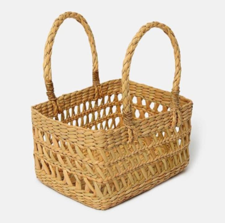 Bamboe Fruitmand, Huis en Inrichting, Woonaccessoires | Schalen en Manden, Nieuw, Mand, Rechthoekig, Overige materialen, Verzenden