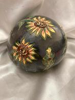 Aardewerk Bol met Zonnebloemen - Grada Gesigneerd, Ophalen of Verzenden