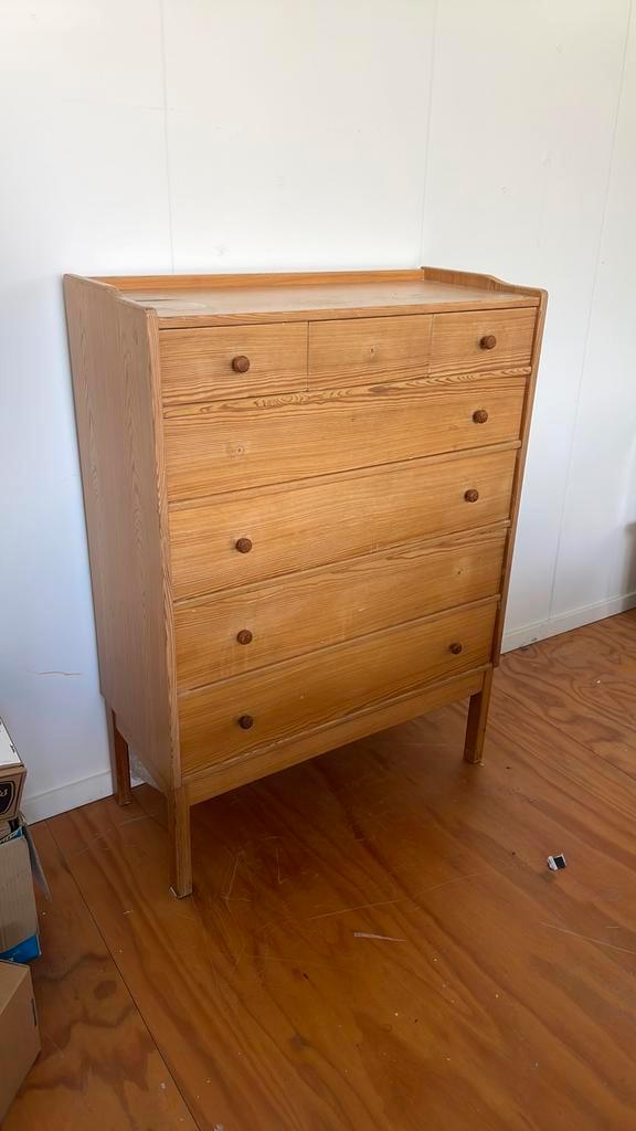 Vintage ladekastje (opknapper), Huis en Inrichting, Kasten | Ladekasten, Gebruikt, Minder dan 100 cm, 50 tot 100 cm, 25 tot 50 cm