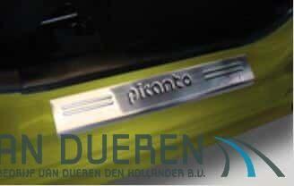 Kia Picanto TA 2011-2017 Set RVS instaplijsten 1Y450SBA00, Auto-onderdelen, Carrosserie en Plaatwerk, Kia, Nieuw, Ophalen of Verzenden