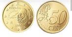 Spanje 1999/2000/2020, Postzegels en Munten, Munten | Europa | Euromunten, Spanje, Ophalen of Verzenden, 50 cent