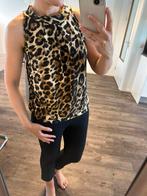 Panter print top, Bruin, Verzenden, Maat 42/44 (L), Nieuw